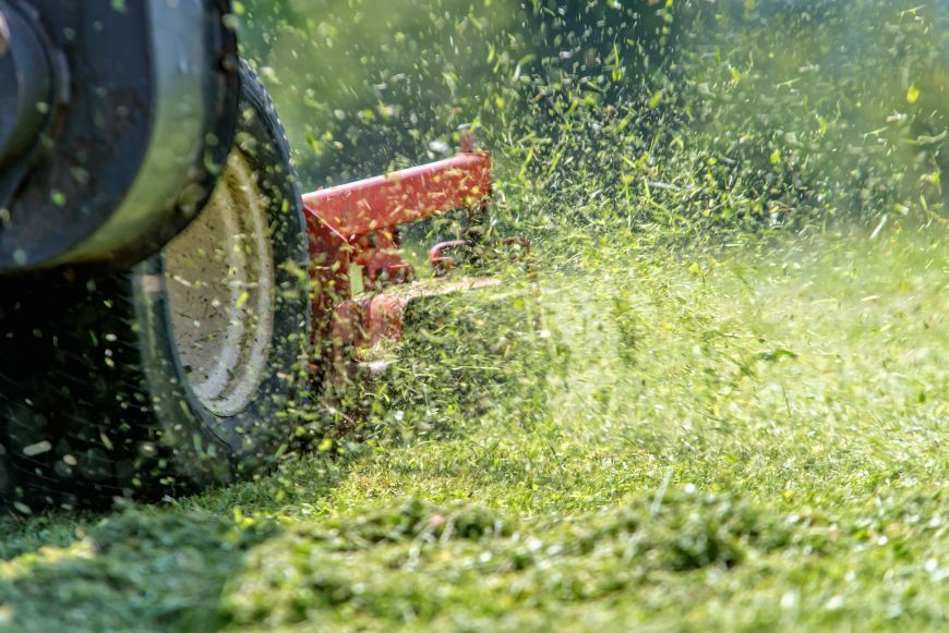 mowing-grass