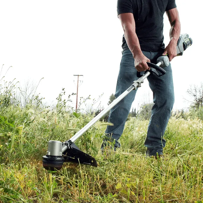 Ego Trimmer Being Used