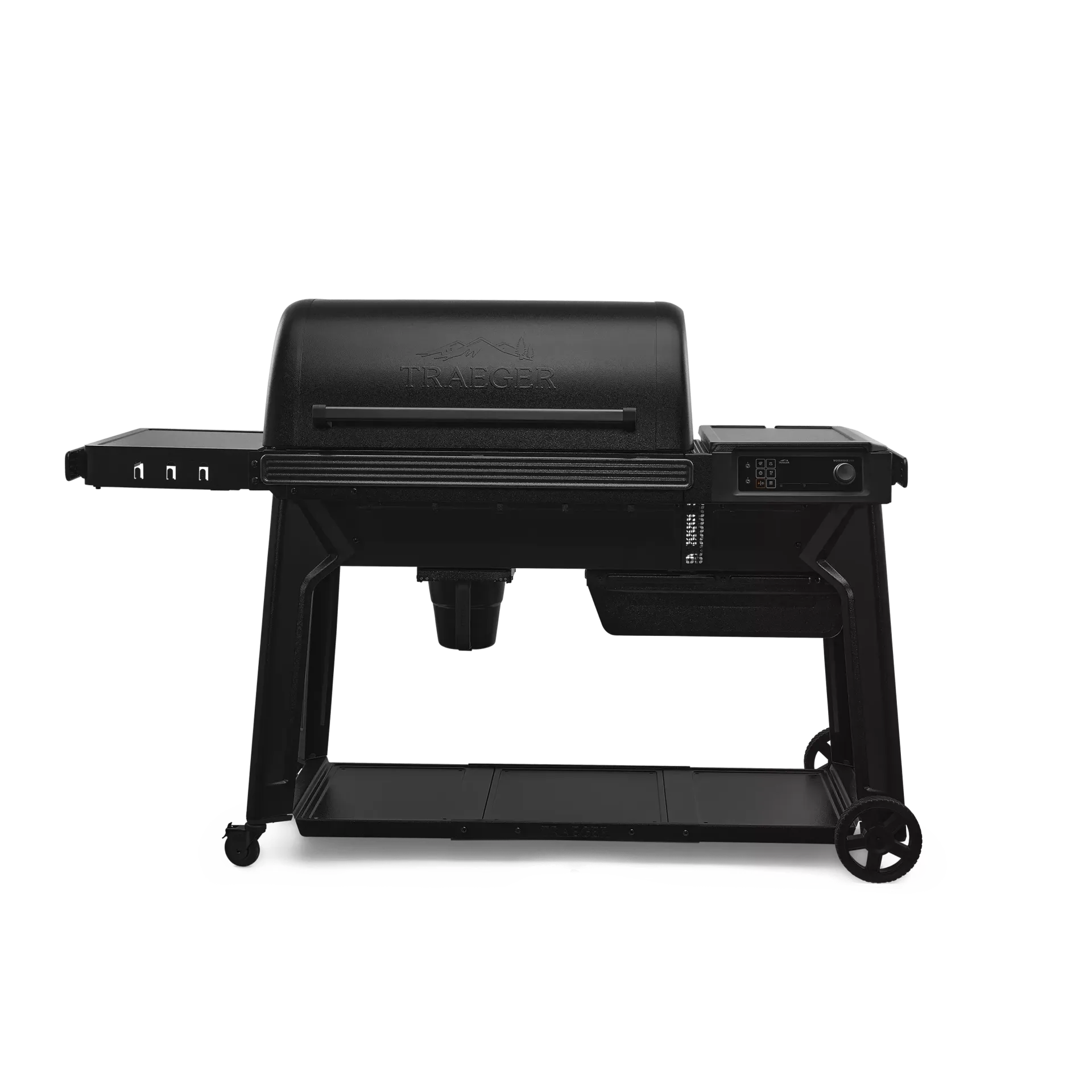Traeger Woodridge Pro for wood-fired grilling, smoking, roasting, baking, braising, and BBQ.
