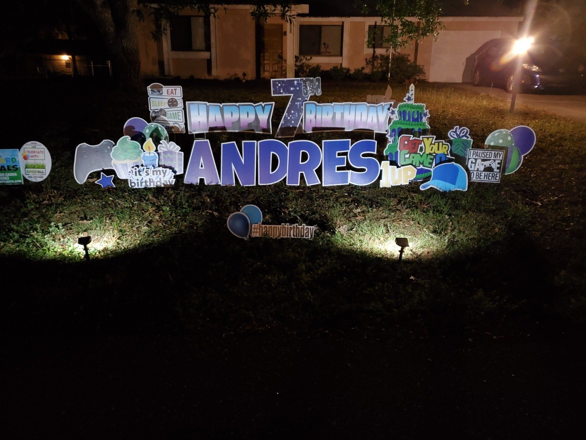 Happy Birthday Yard Cards