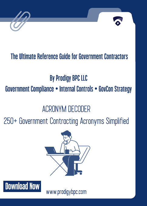 Government contractor reference guide by Prodigy BPC