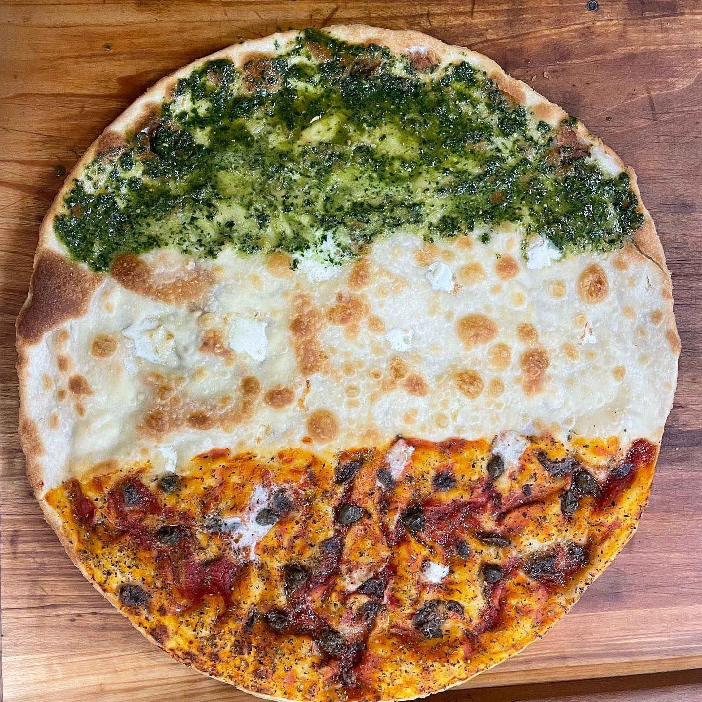 focaccia tricolore