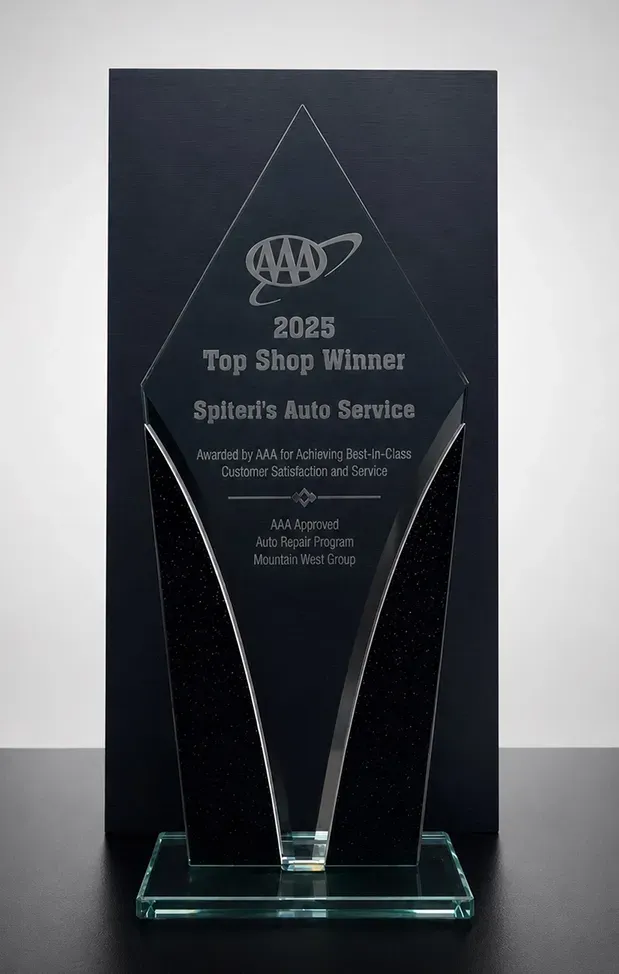 Award for Spiteri's Complete Auto Service from AAA Award for 2025 Top Shop Winner | Spiteri's Complete Auto Service