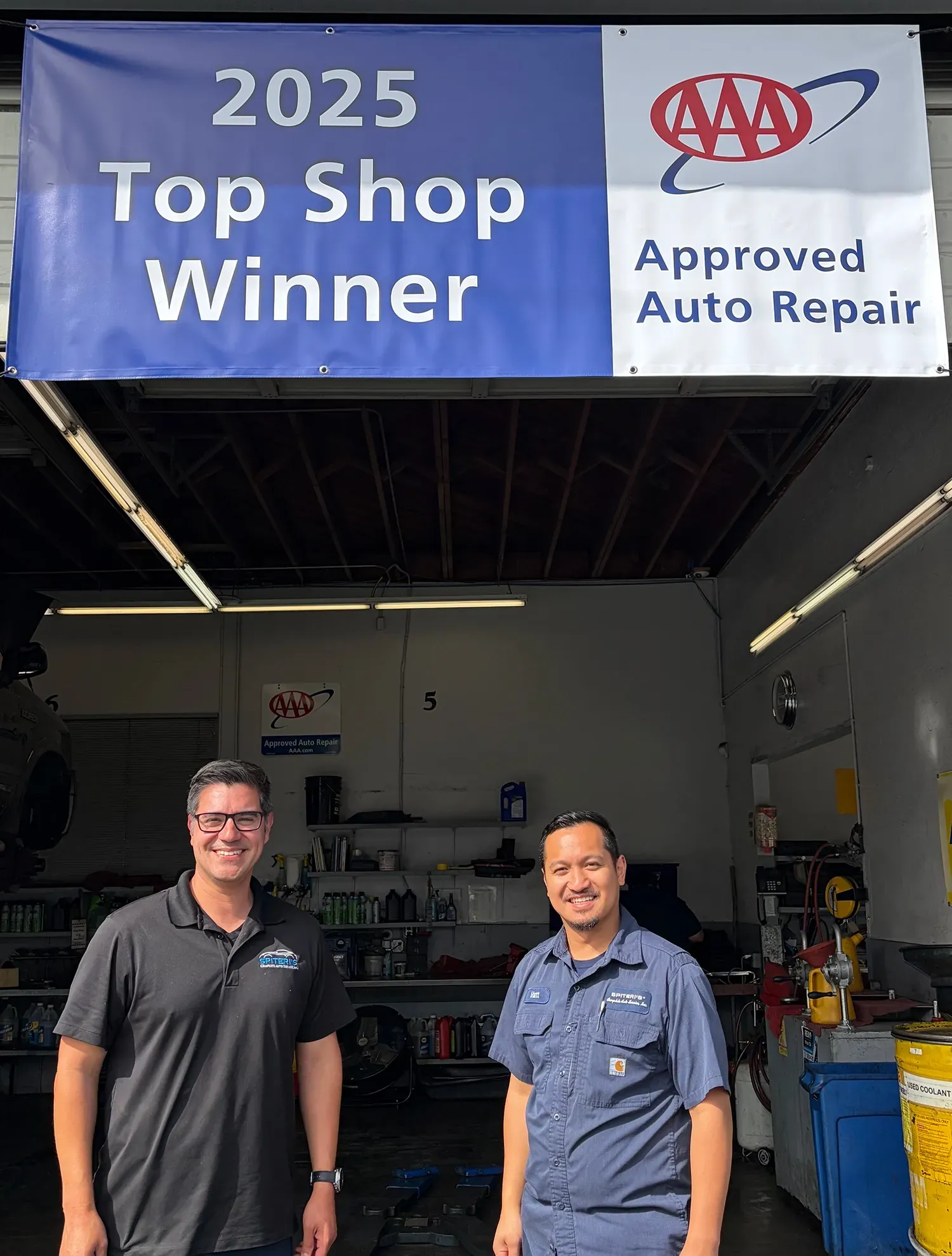 2025 Top Shop Winner from AAA Approved Auto Repair |  | Spiteri's Complete Auto Service
