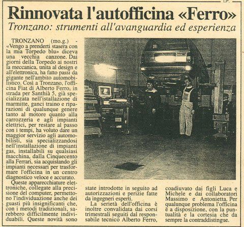 articolo giornale