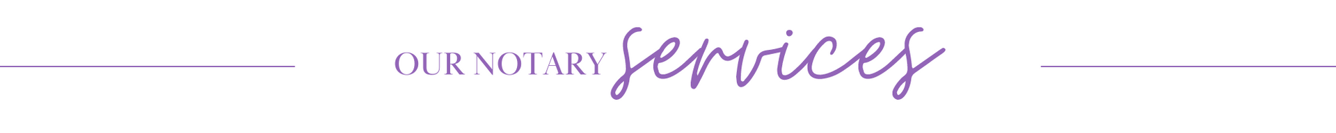 Logo reading “Our Monday Services” in purple script on a white background