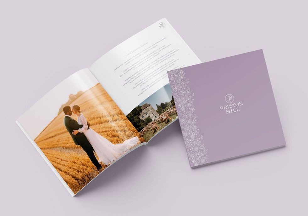 a book is open to a page with a picture of a woman on it .