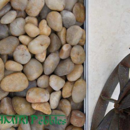 Yellow Polished Pebbles — Décor in Bonny Hills NSW