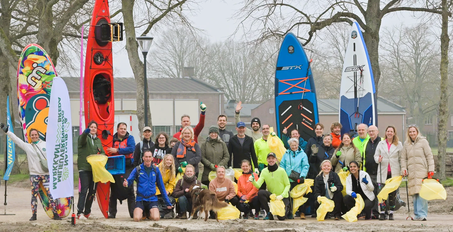 sportieve opruimactie in Breda