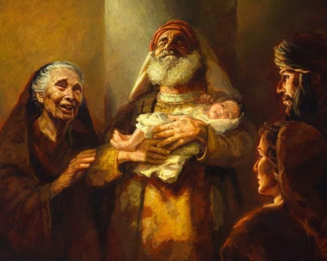 Simeon and Anna acknowledge Jesus is the Messiah