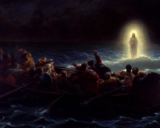 Amédée_Varint_-_Christ_marchant_sur_la_mer
