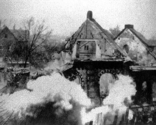 Eisenach synagogue, Germany, destroyed by the Nazis during Pogromnacht on the 9th November 1938