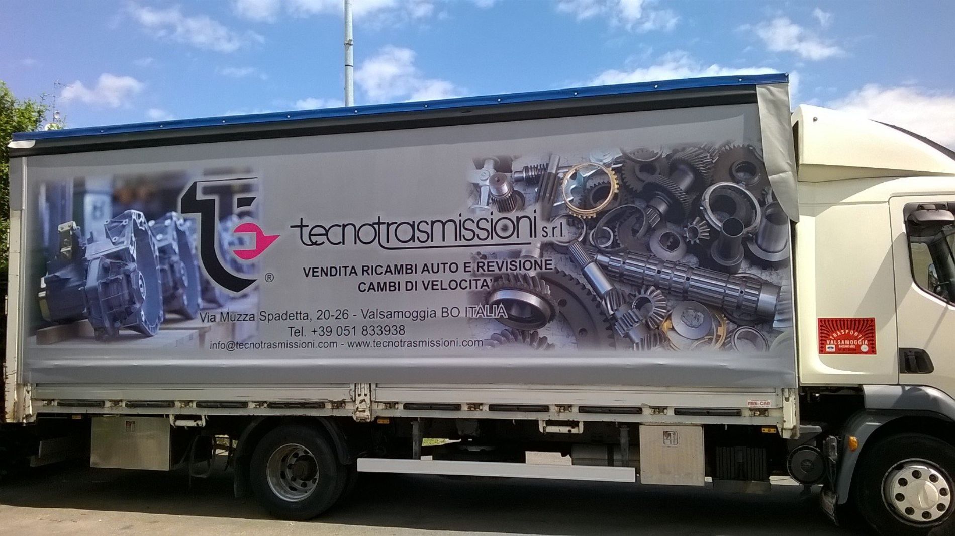telone in pvc stampato per camion