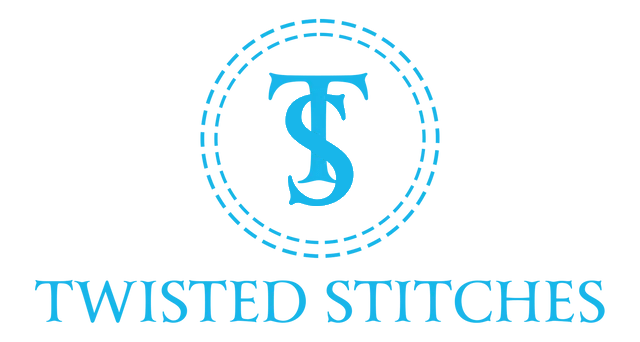 custom embroidery twisted stiches logo
