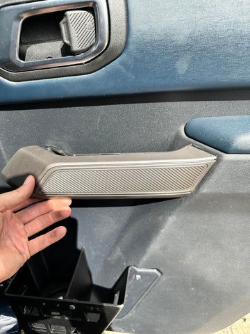 Rear Door Cup Holder Installed On Ford Bronco Door Panel | Texas Complete Truck Center