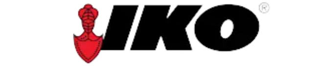 IKO logo with red hand icon and black text on a white background