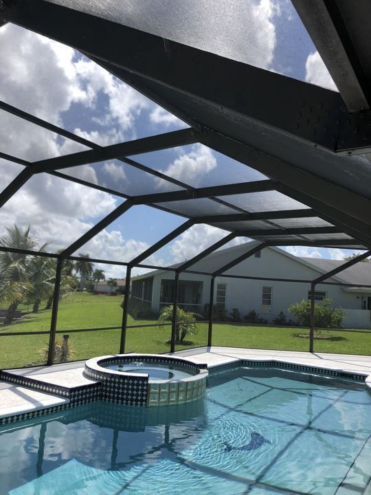 pool screen repair