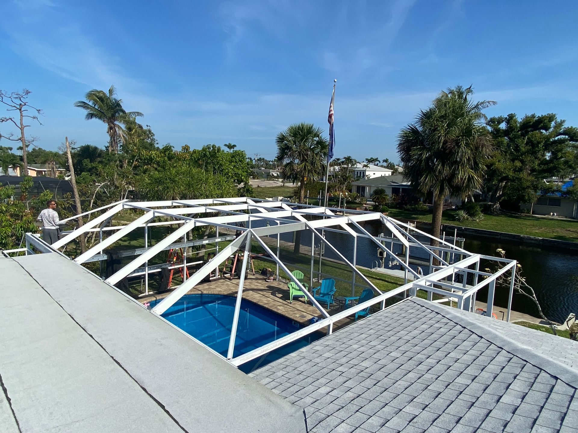pool screen repair cape coral