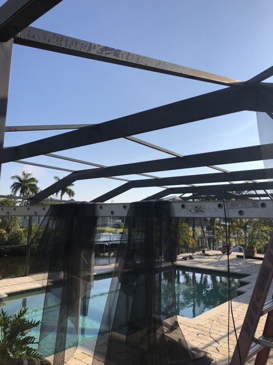 pool screen repair