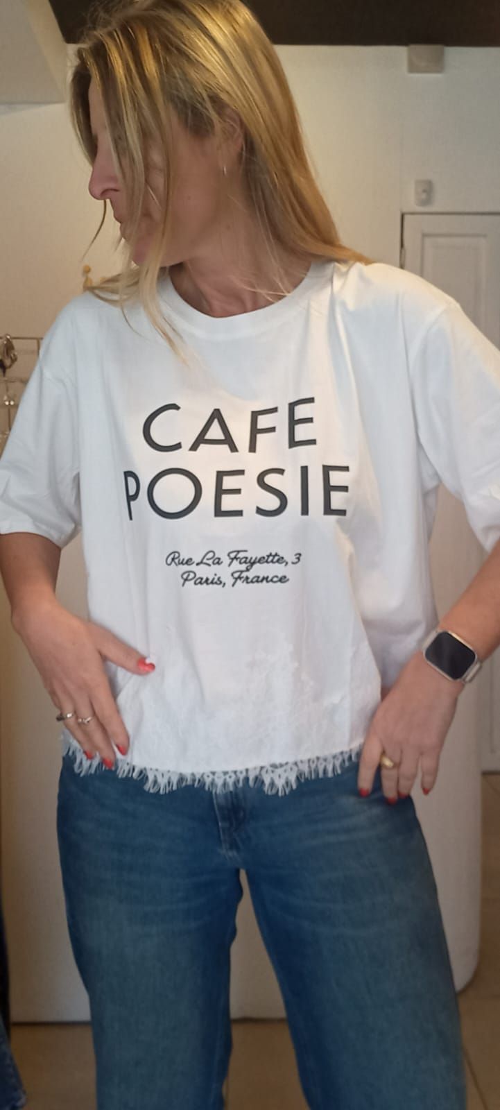 Remera café poesie