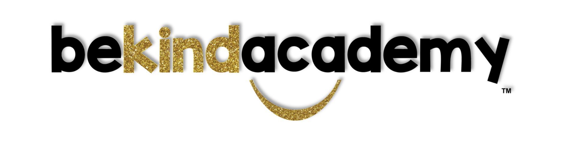 A logo for bekindacademy with a smile on it.
