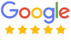 A google logo with four stars on it