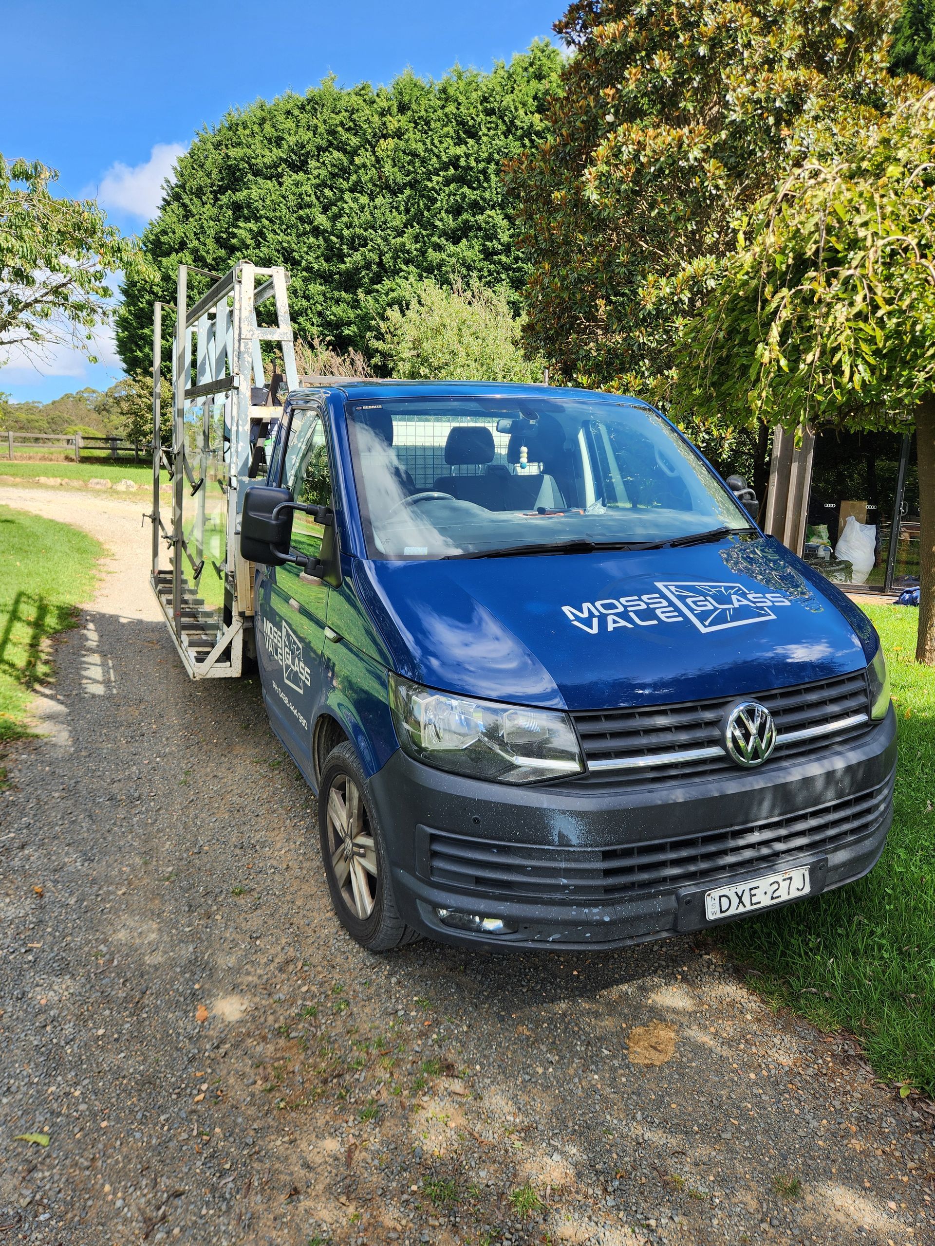 A business van with glass panels — Moss Vale Glass In Moss Vale, NSW