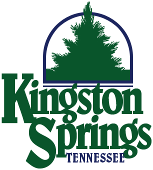 Kingston Springs Tennessee Logo with A Tree in The Middle.