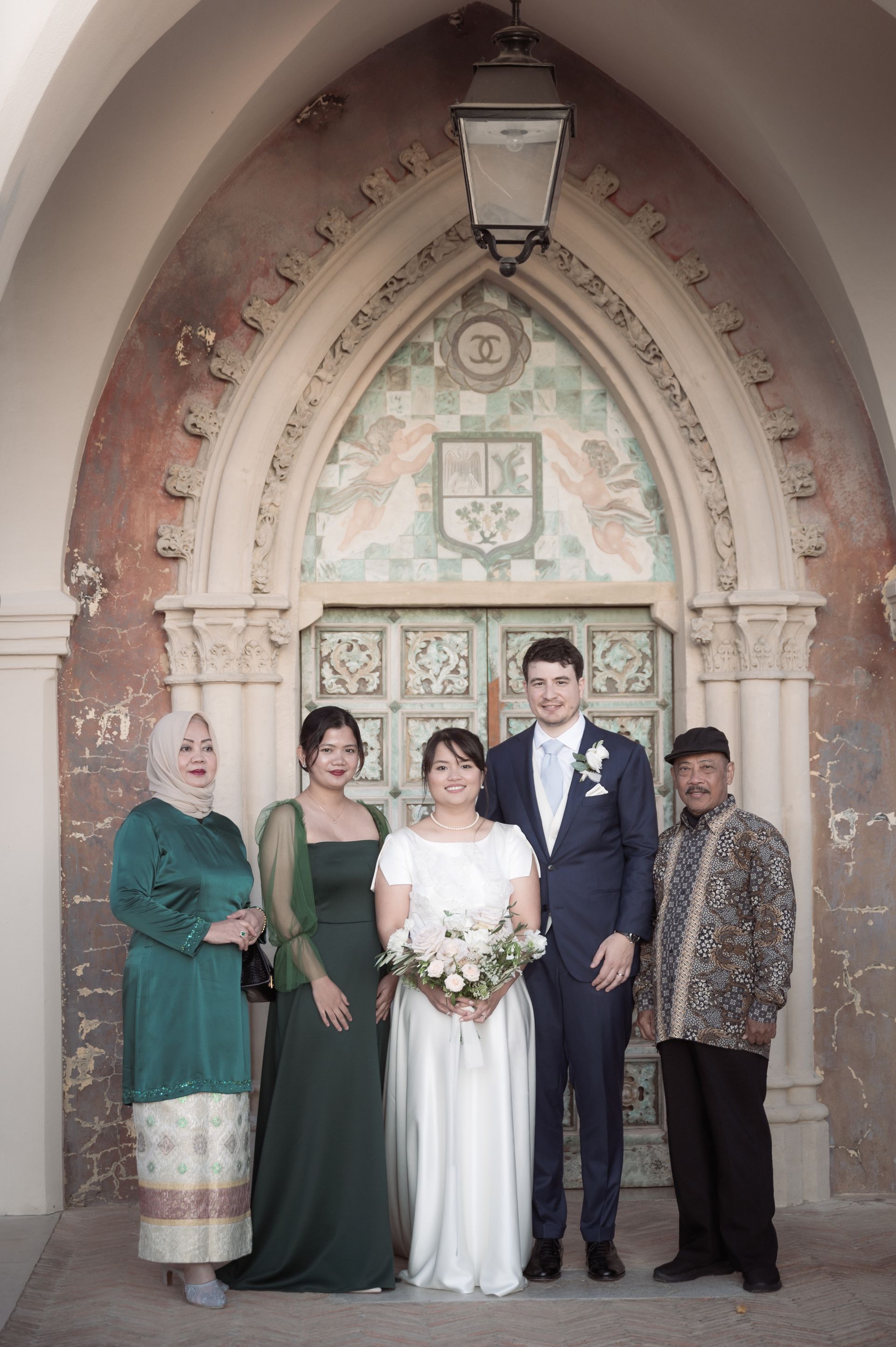A family portrait at Chateau Cremat, Nice