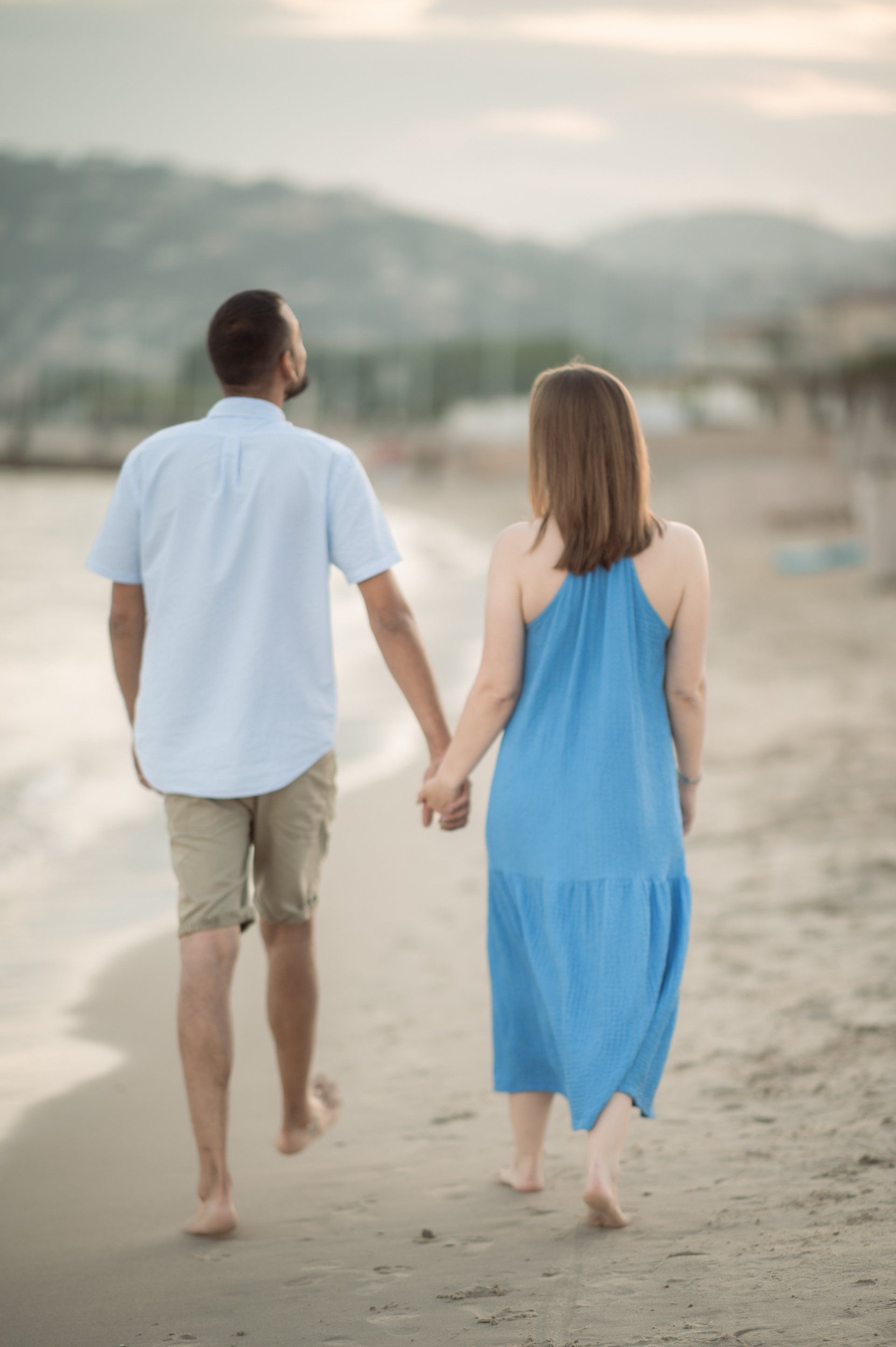 French Riviera engagement session