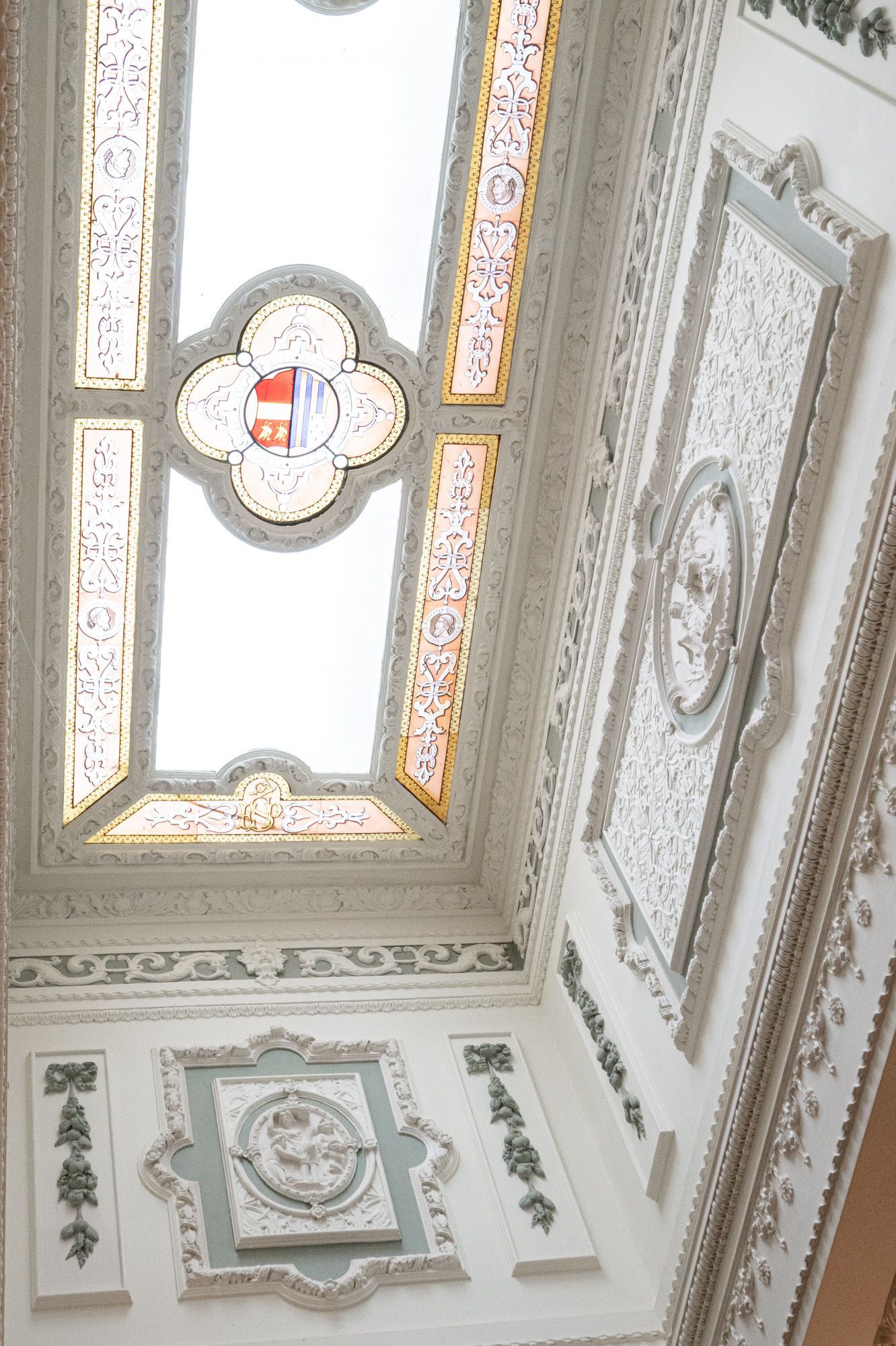 The beautiful interior architecture at the Ettington Park Hotel wedding Venue