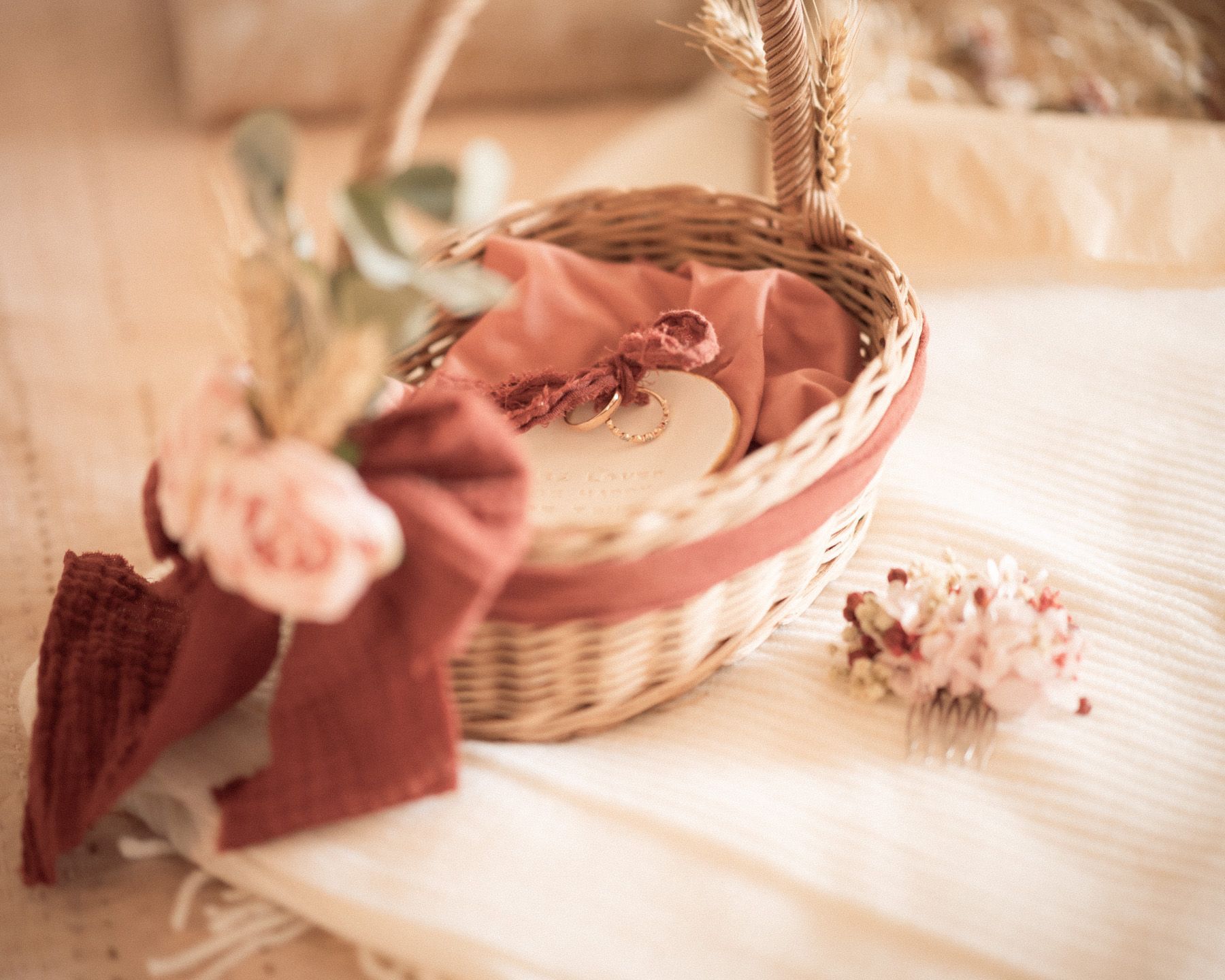 wedding ring photography details