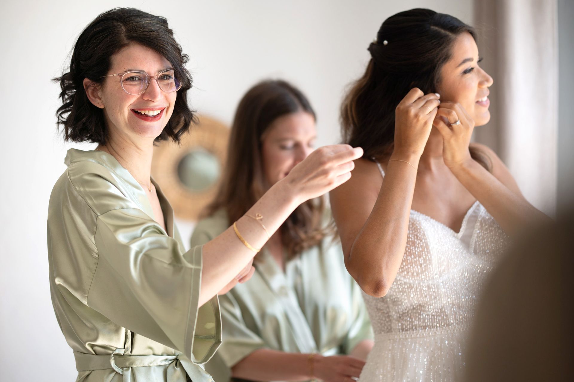 Préparatifs de mariage au Mas Baïeta avant un mariage
