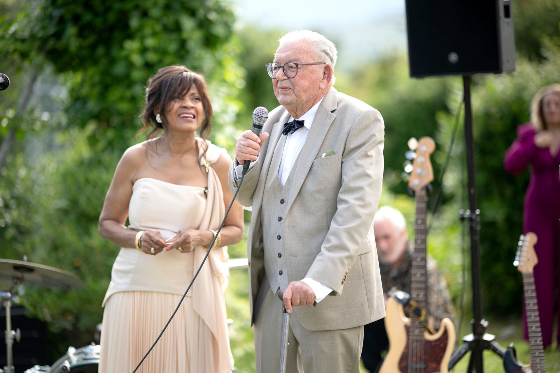Discours de mariage au Mas Baïeta, lieu de mariage près de Saint-Paul-de-Vence