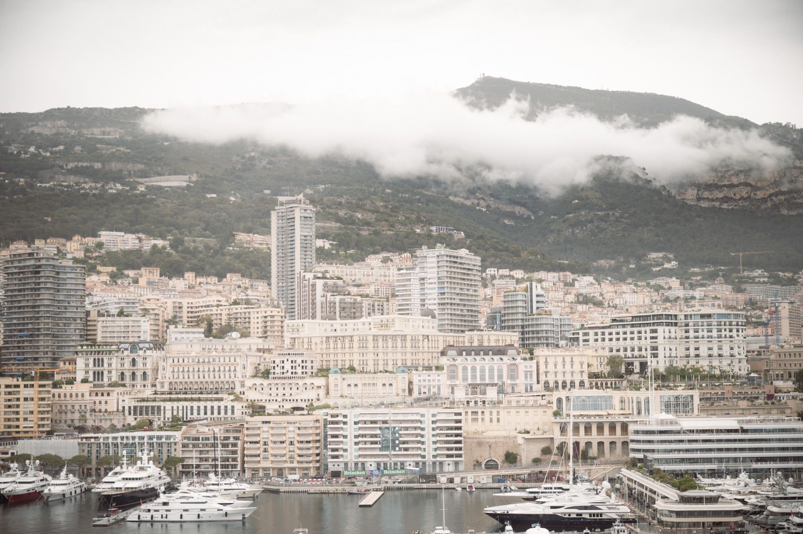 Monaco on a rainy day