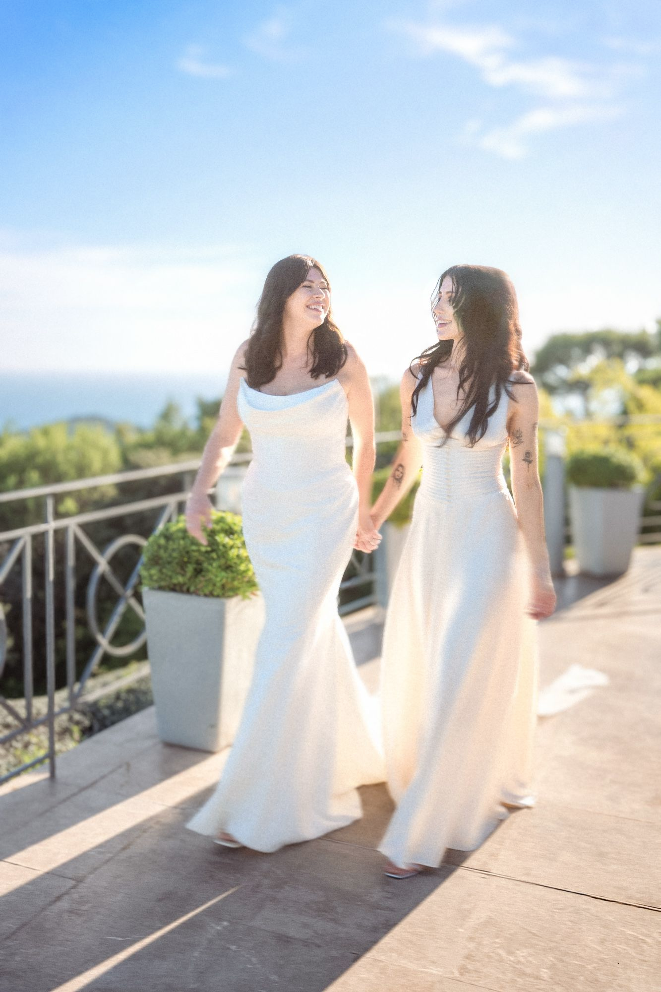 A gay couple elope on the French Riviera.
