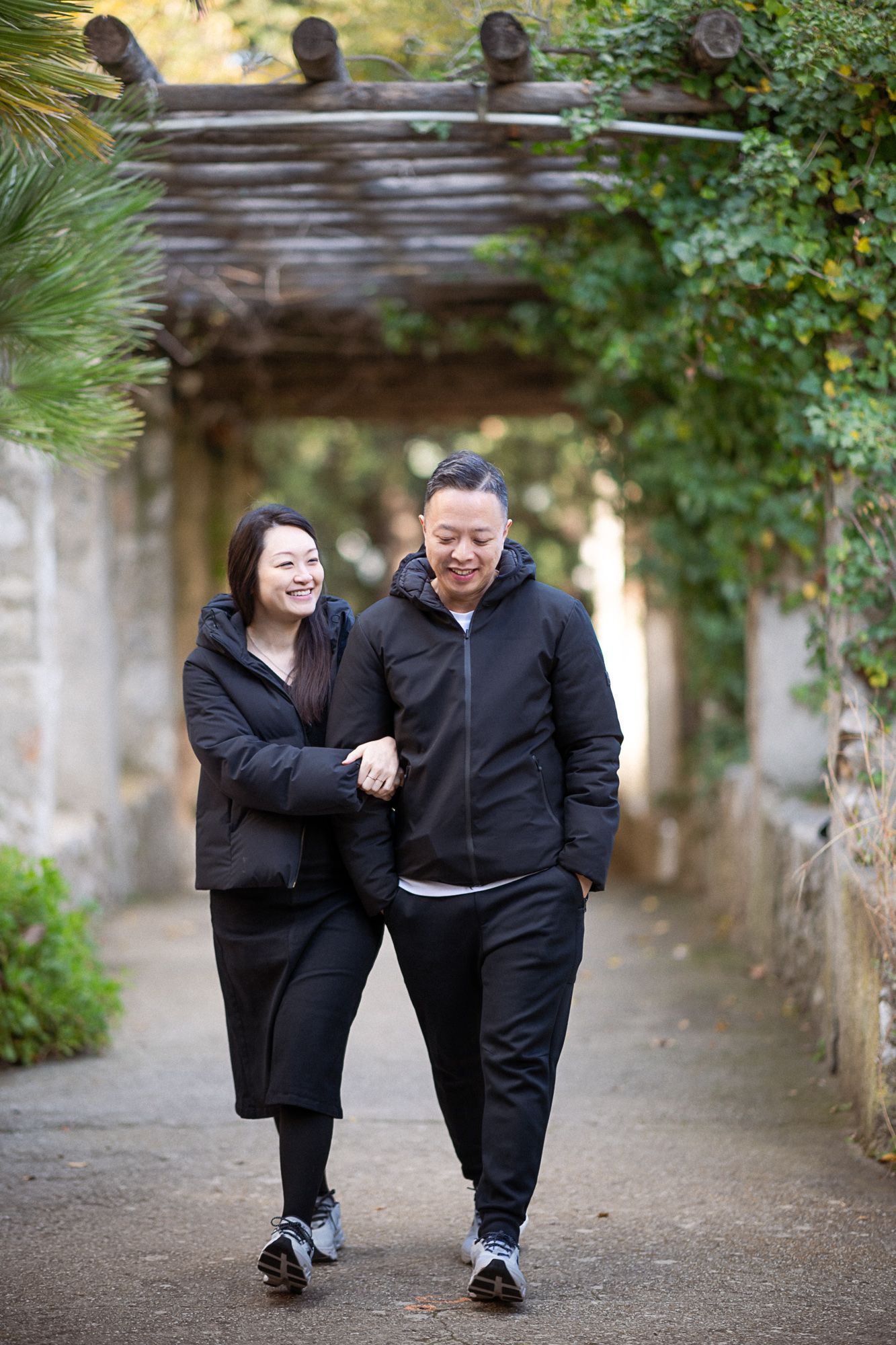 romantic couple photography at the Monastère de Cimiez Nice