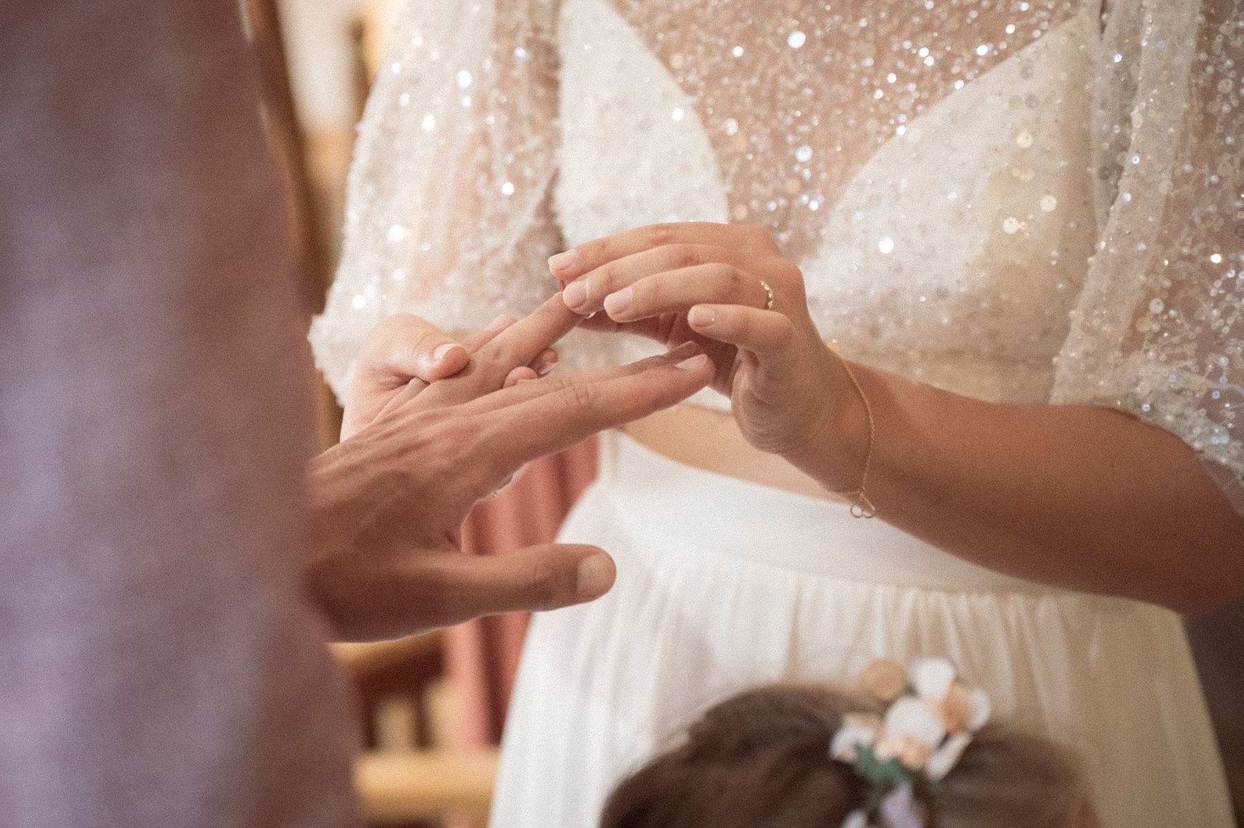 the exchange of wedding rings