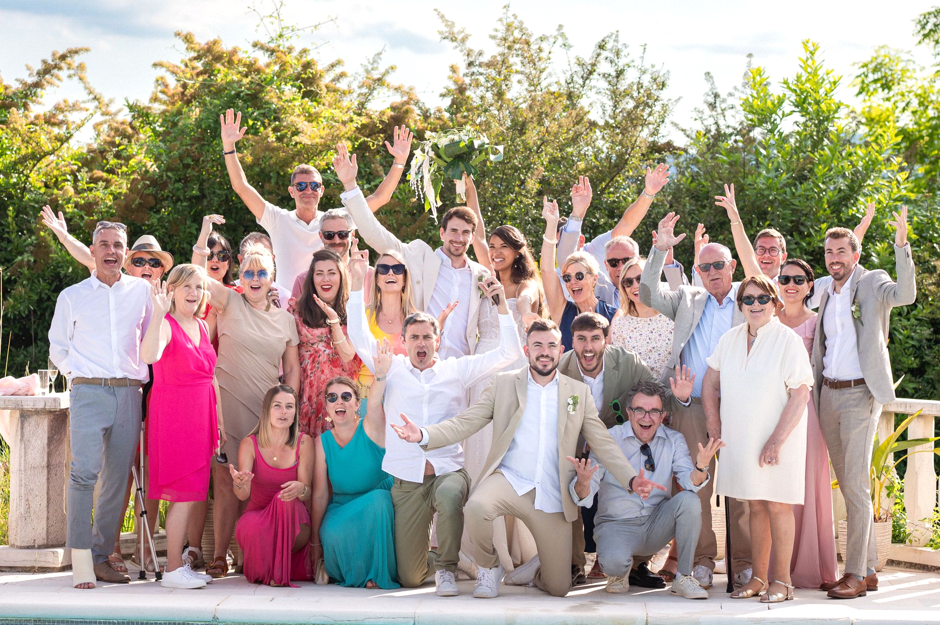 Photos de mariage prises au Mas Baïeta, lieu de mariage près de Saint-Paul-de-Vence