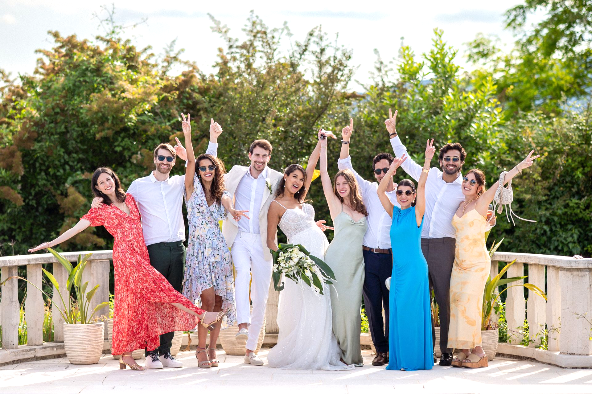 Photos de mariage prises au Mas Baïeta, lieu de mariage près de Saint-Paul-de-Vence