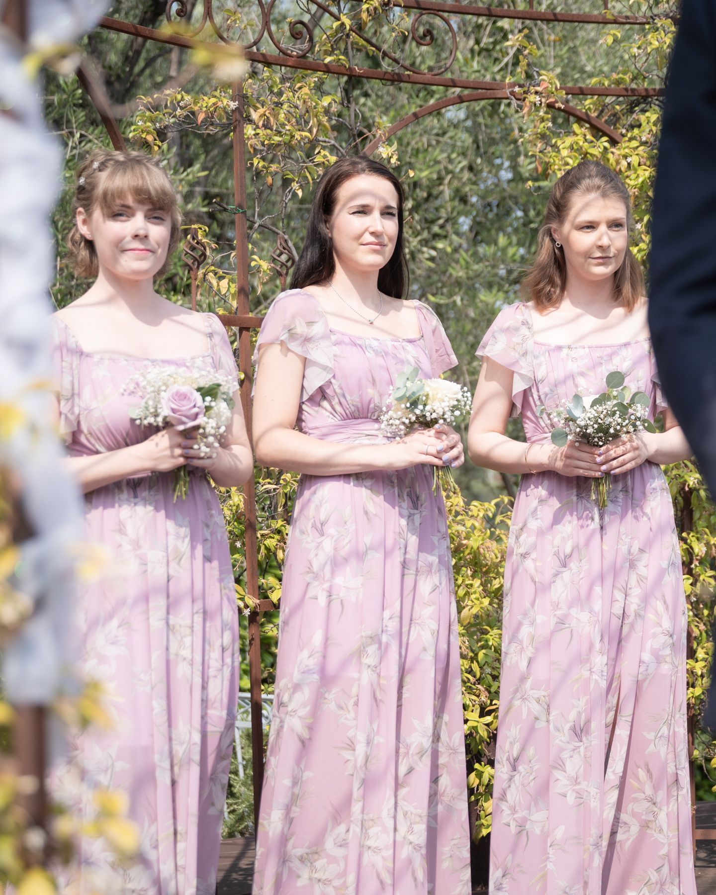 robes de demoiselle d'honneur rose pastel