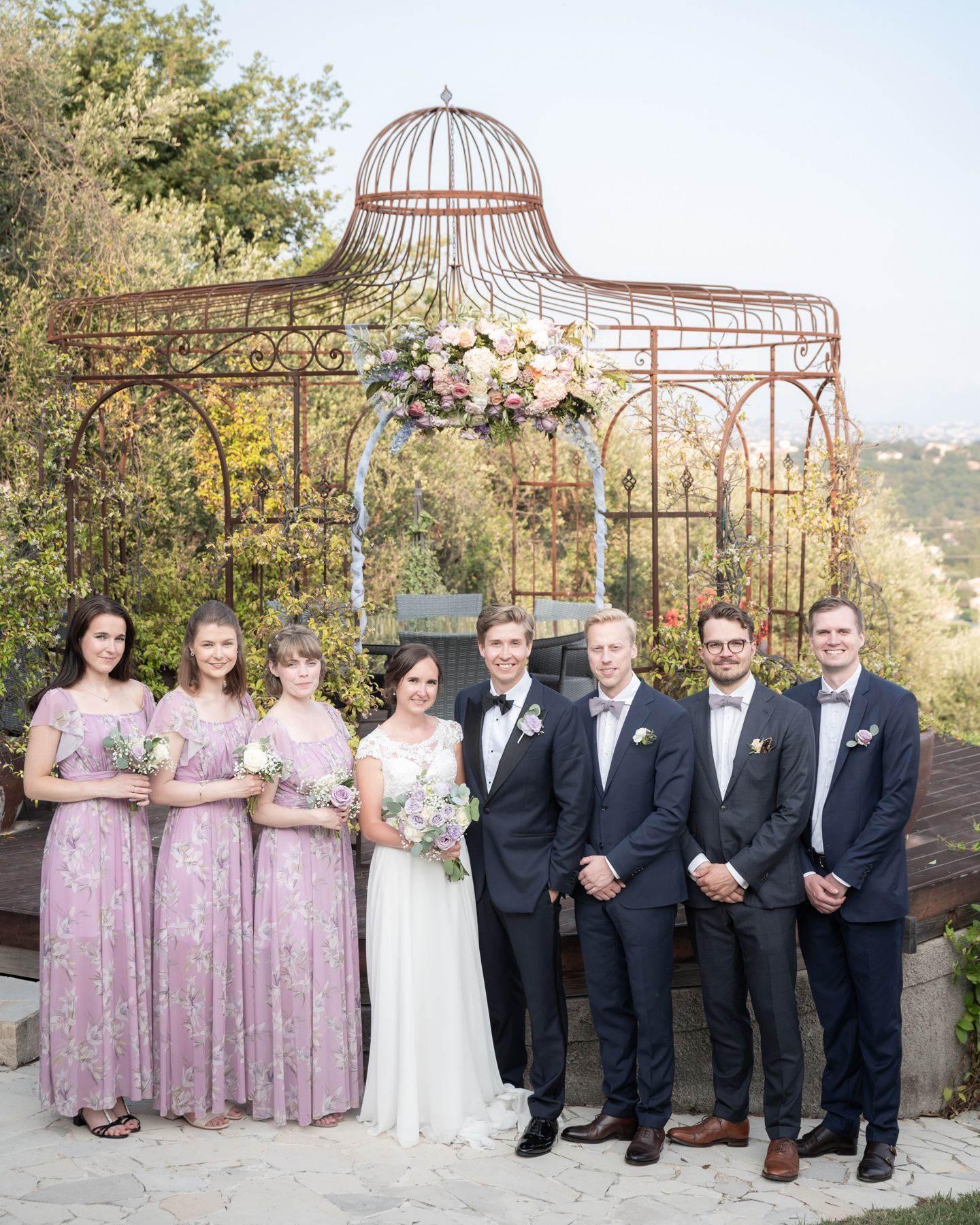 robes de demoiselle d'honneur rose pastel