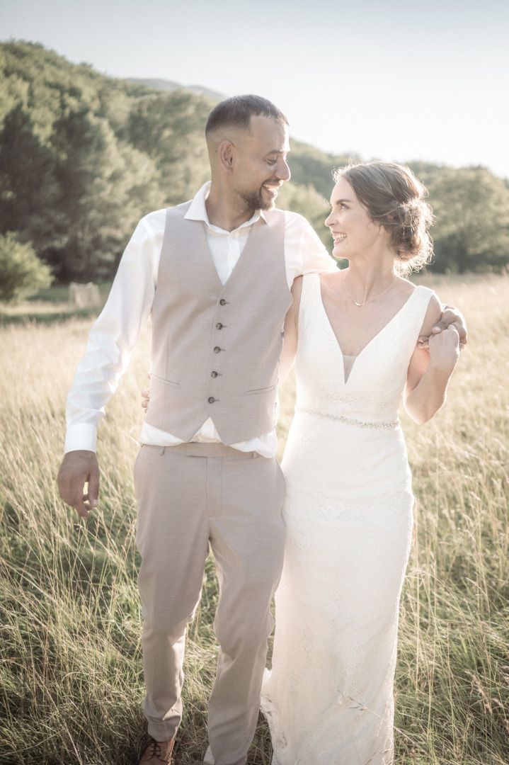 Le Foulon sunset wedding photoshoot