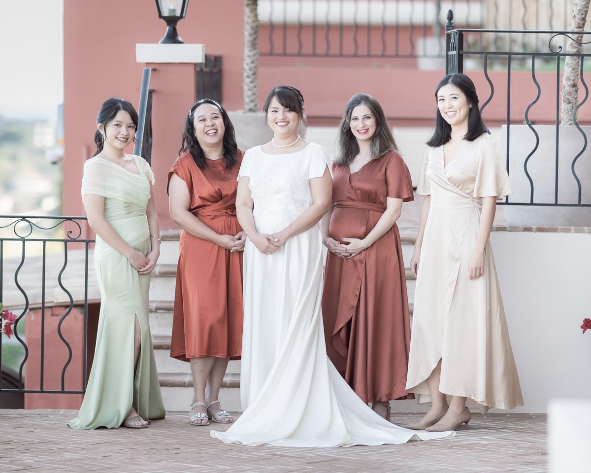 Bridal portraits at Chateau Cremat