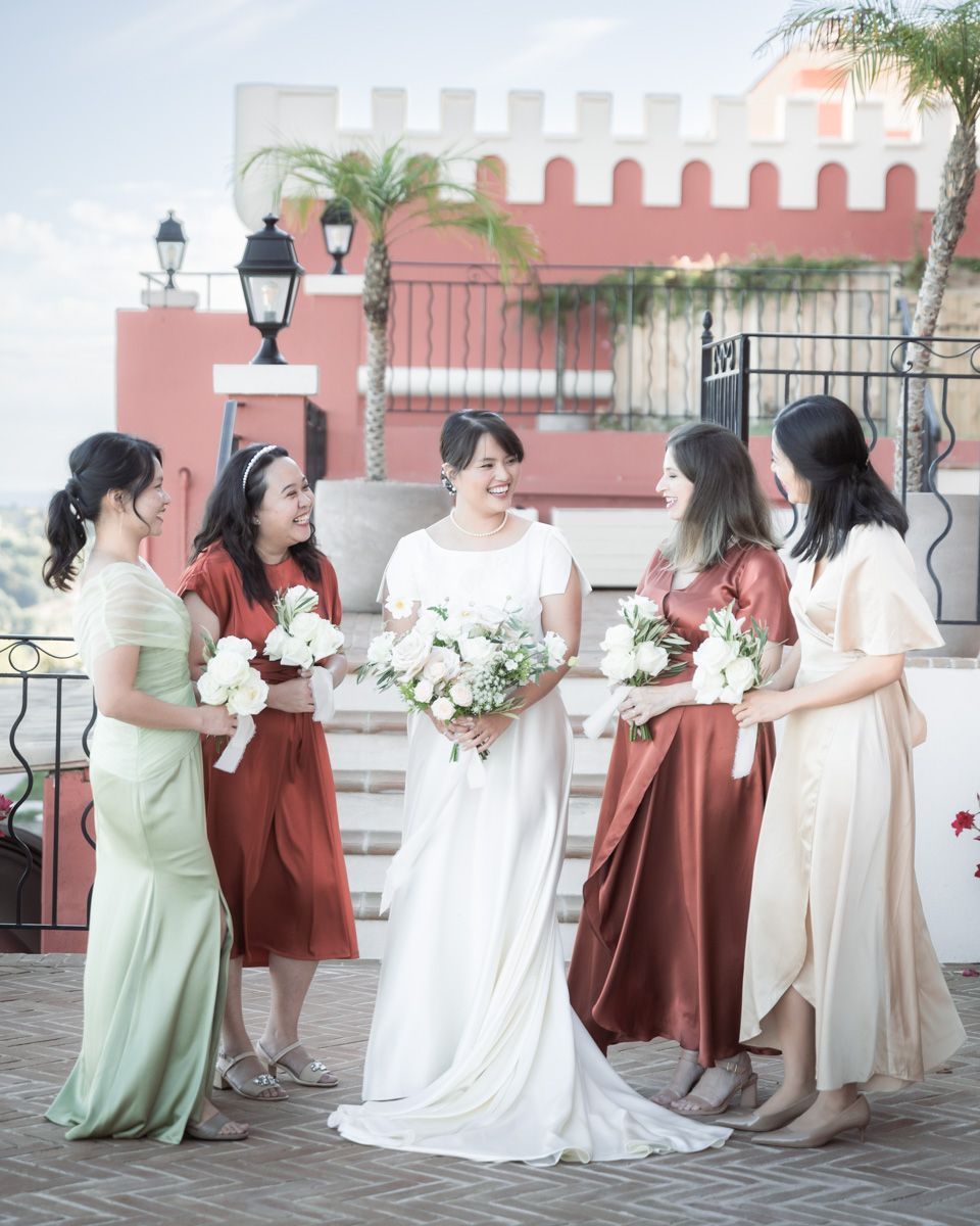 Bridal portraits at Chateau Cremat