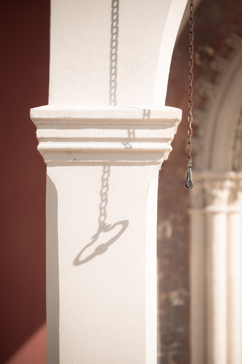 Exterior details of chateau cremat