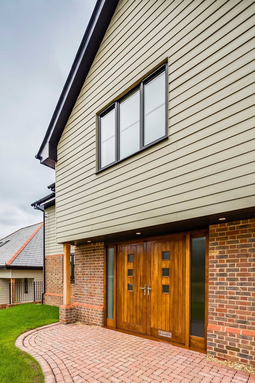 Hardie Plank Cobble Stone Cedar