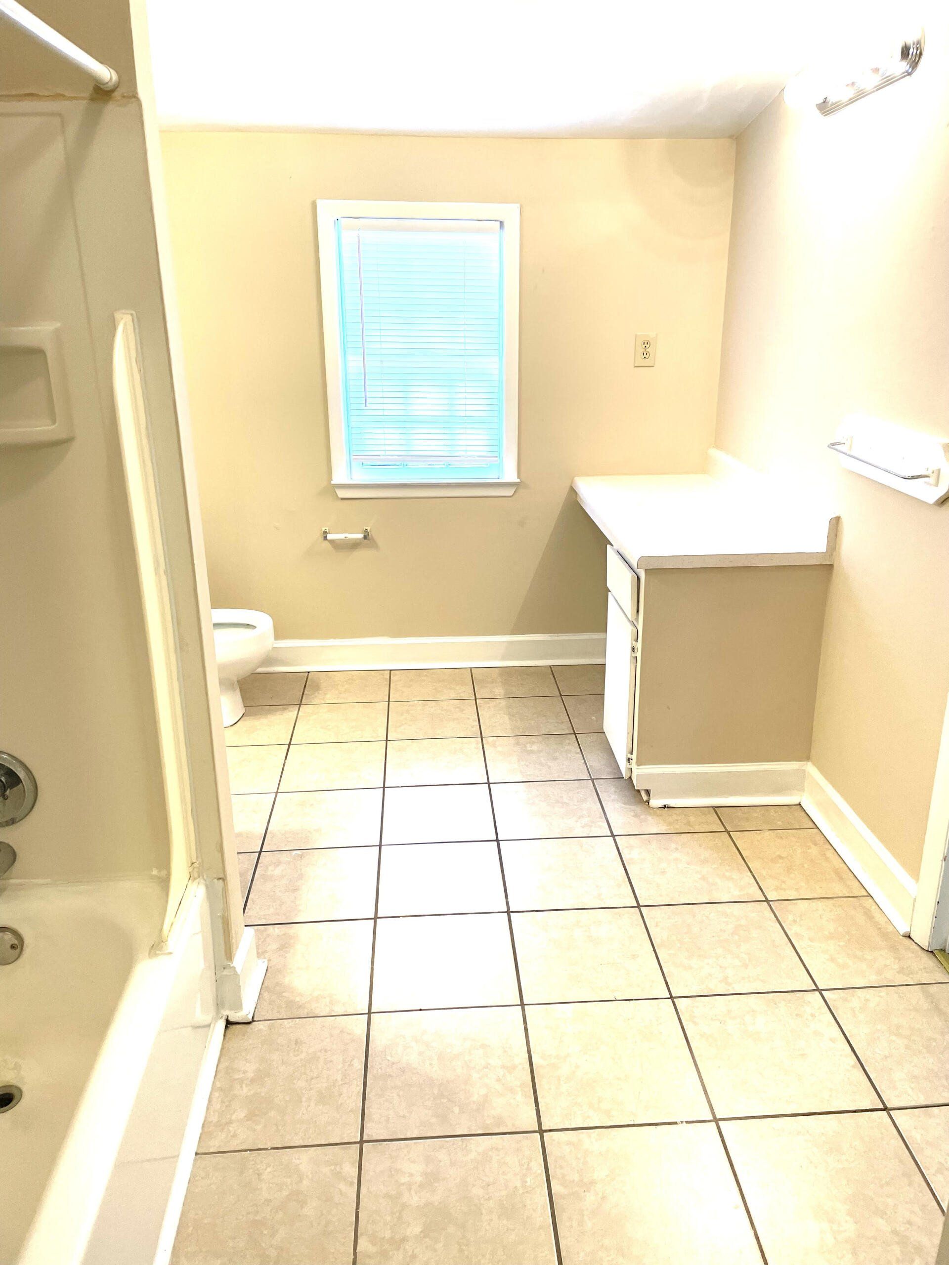 tiled bathroom