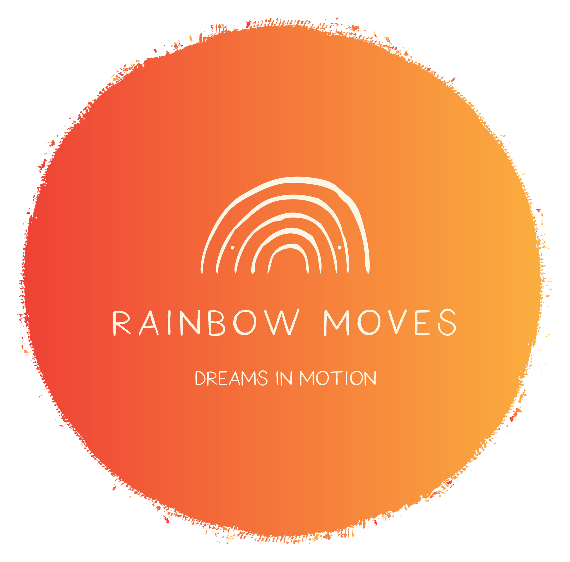 The logo for rainbow moves shows a rainbow in a circle.