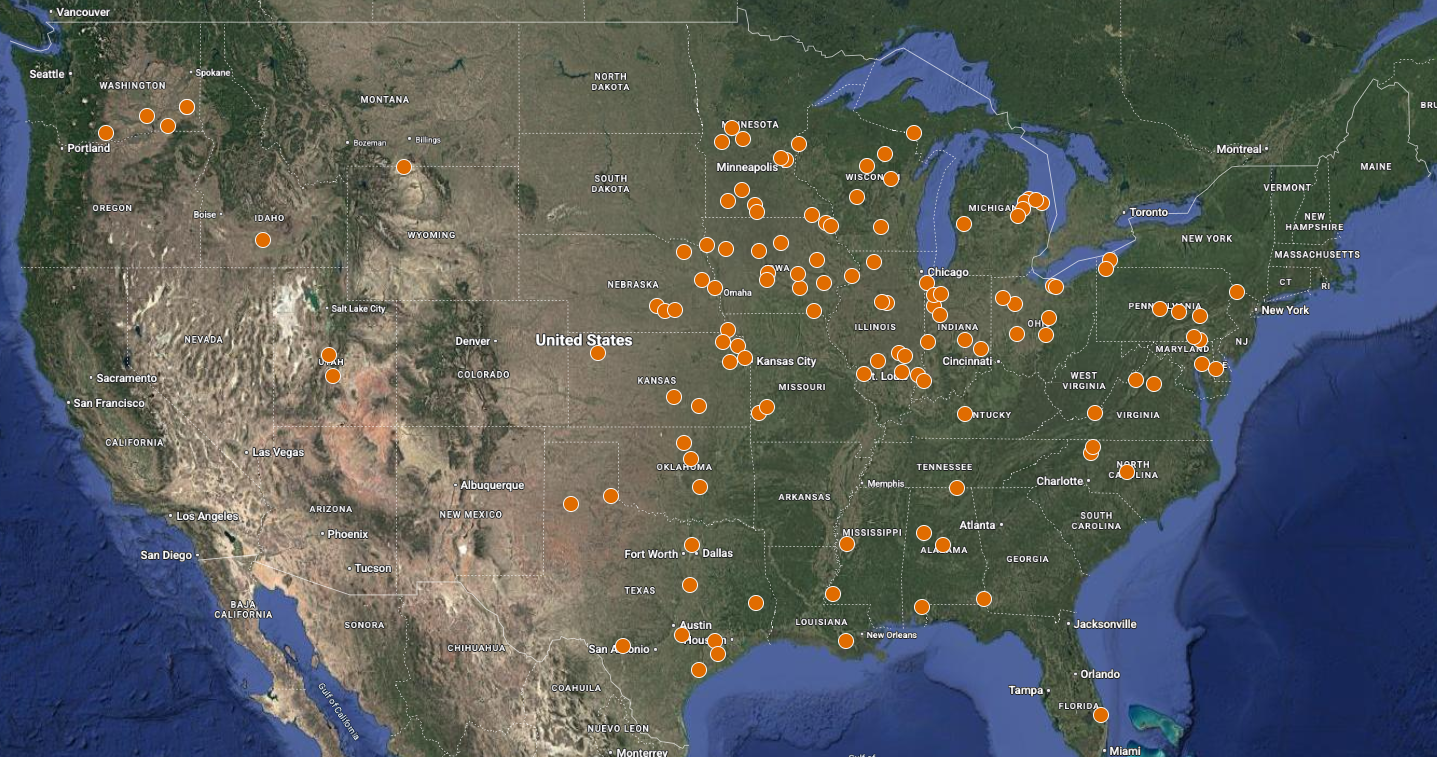 Service Provider Map
